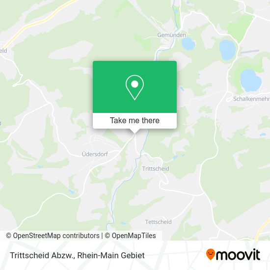 Карта Trittscheid Abzw.
