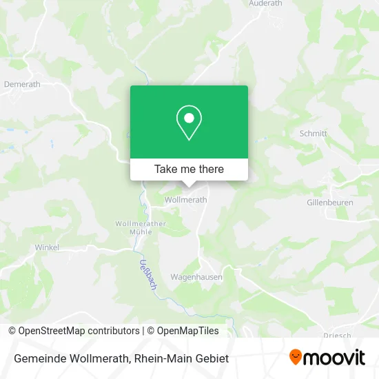 Карта Gemeinde Wollmerath