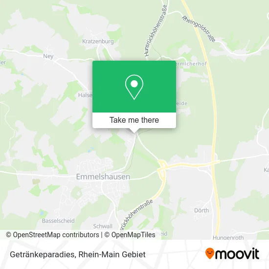 Карта Getränkeparadies