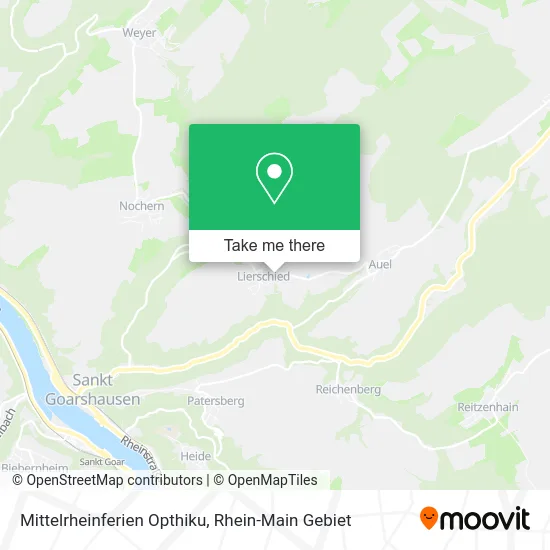 Карта Mittelrheinferien Opthiku