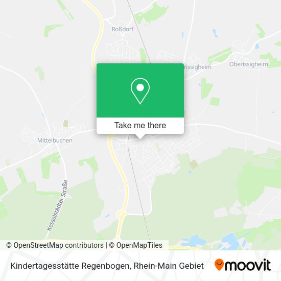 Карта Kindertagesstätte Regenbogen