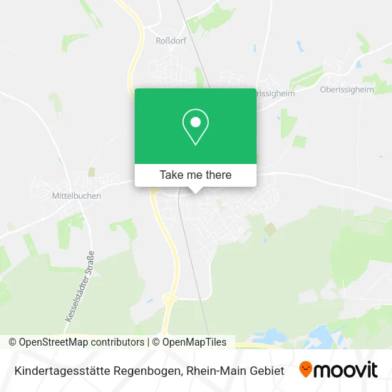 Карта Kindertagesstätte Regenbogen