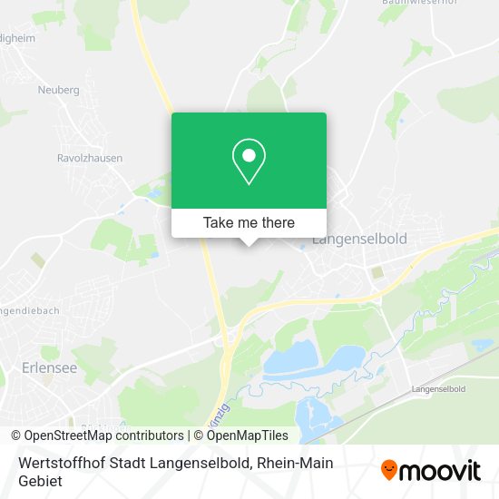 Карта Wertstoffhof Stadt Langenselbold