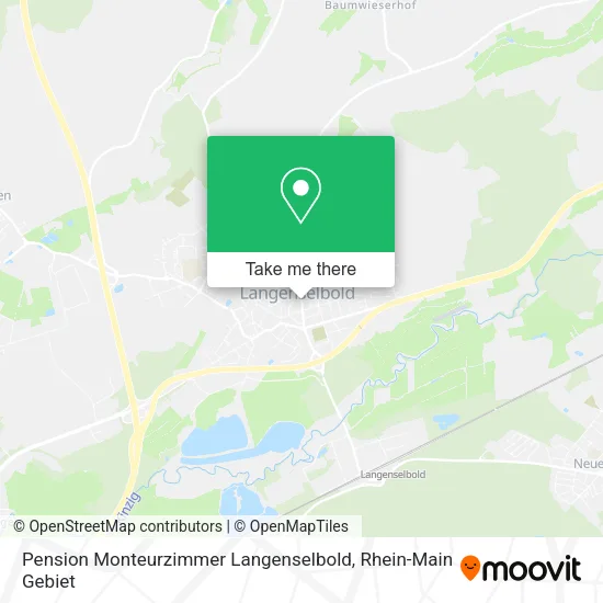Карта Pension Monteurzimmer Langenselbold
