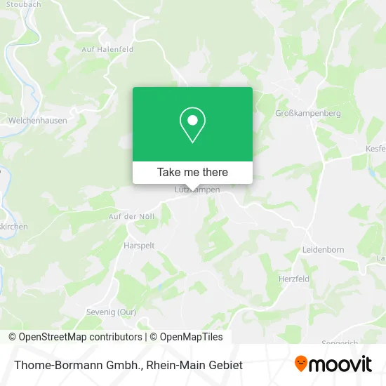 Карта Thome-Bormann Gmbh.