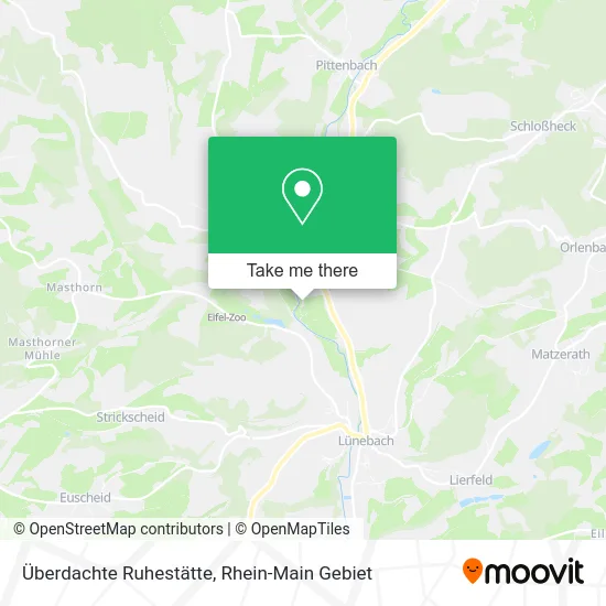 Карта Überdachte Ruhestätte
