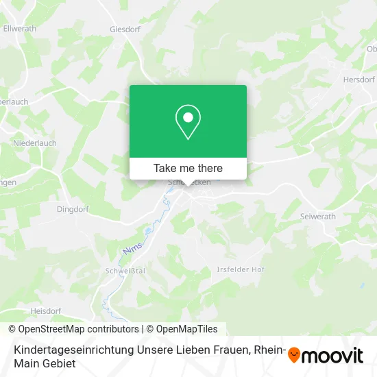 Карта Kindertageseinrichtung Unsere Lieben Frauen