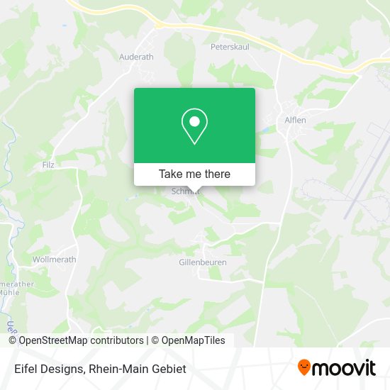 Карта Eifel Designs