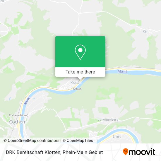 Карта DRK Bereitschaft Klotten