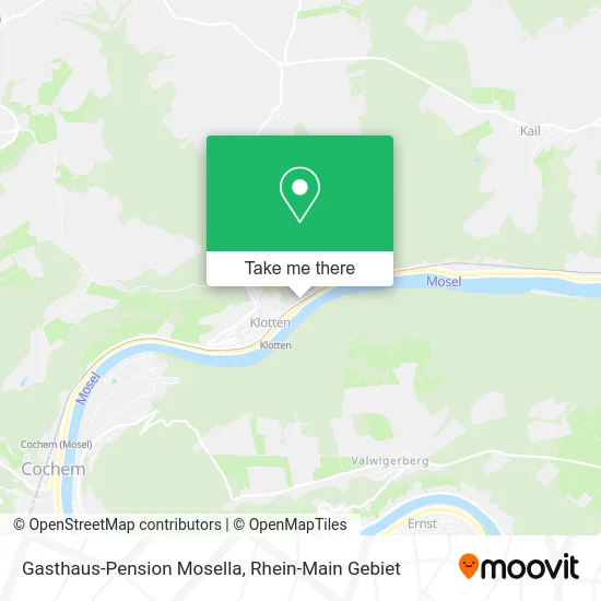 Карта Gasthaus-Pension Mosella