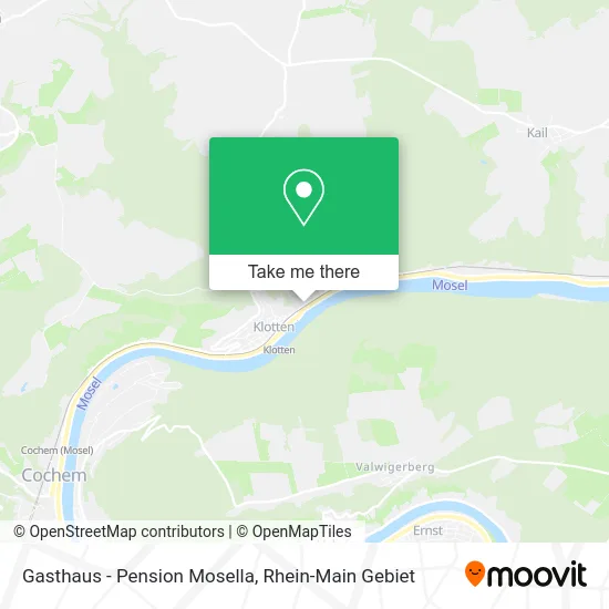 Карта Gasthaus - Pension Mosella