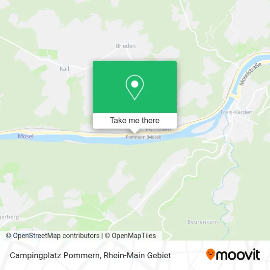 Карта Campingplatz Pommern