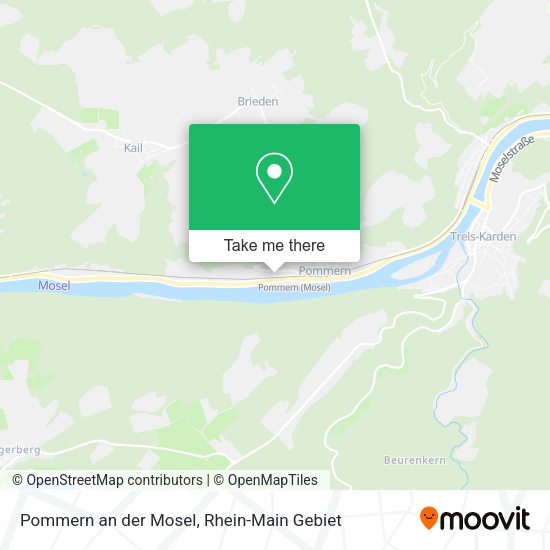 Карта Pommern an der Mosel