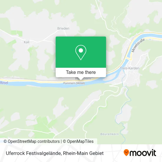 Uferrock Festivalgelände map