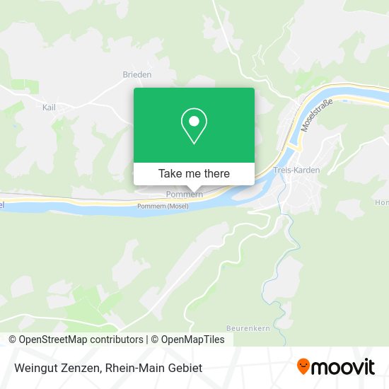 Карта Weingut Zenzen
