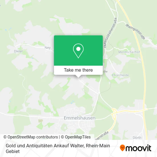 Карта Gold und Antiquitäten Ankauf Walter