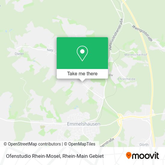 Карта Ofenstudio Rhein-Mosel
