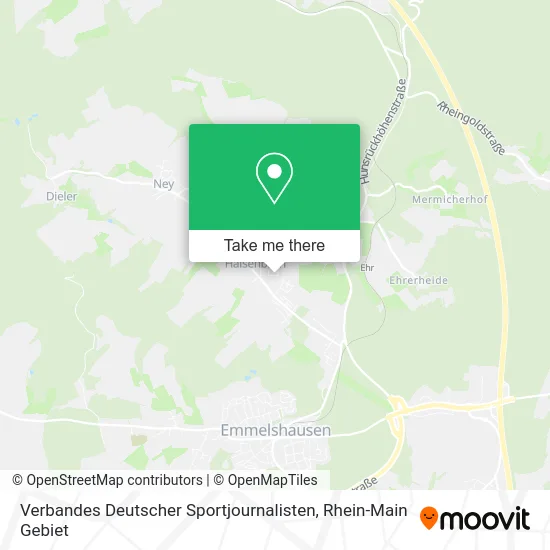 Карта Verbandes Deutscher Sportjournalisten