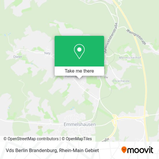 Карта Vds Berlin Brandenburg