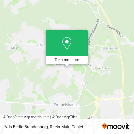 Карта Vds Berlin Brandenburg