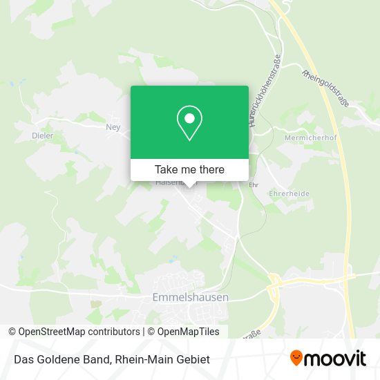 Карта Das Goldene Band