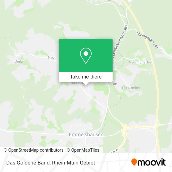 Карта Das Goldene Band