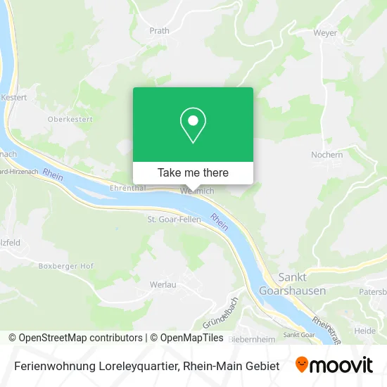 Карта Ferienwohnung Loreleyquartier