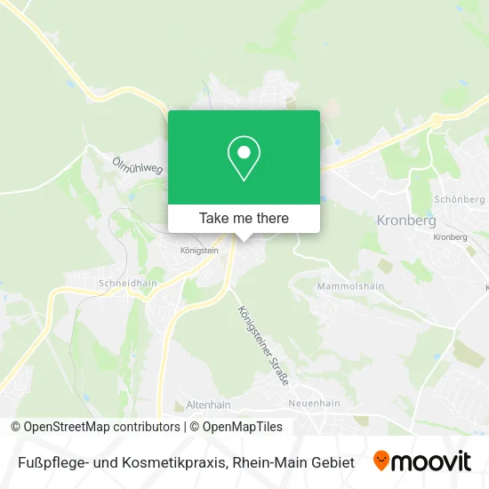 Карта Fußpflege- und Kosmetikpraxis