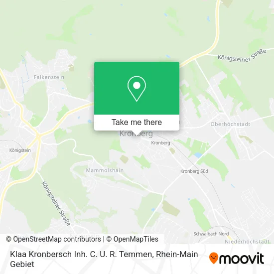 Карта Klaa Kronbersch Inh. C. U. R. Temmen
