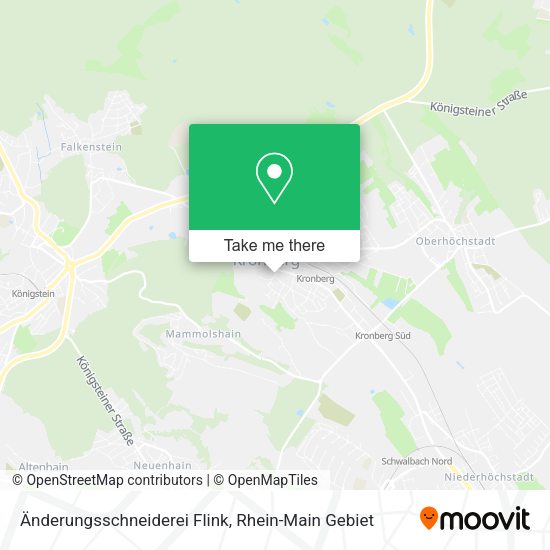 Карта Änderungsschneiderei Flink