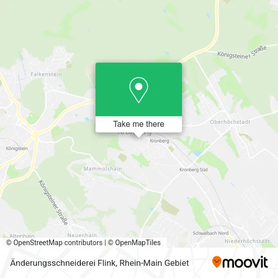 Карта Änderungsschneiderei Flink