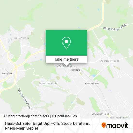 Карта Haas-Schaefer Birgit Dipl.-Kffr. Steuerberaterin