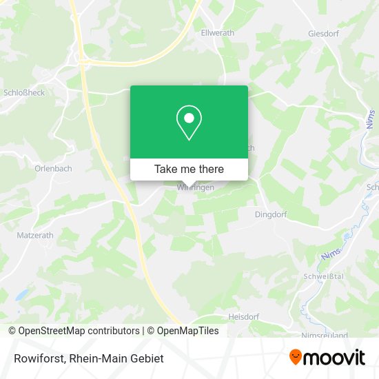 Карта Rowiforst