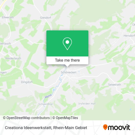 Карта Creationa Ideenwerkstatt