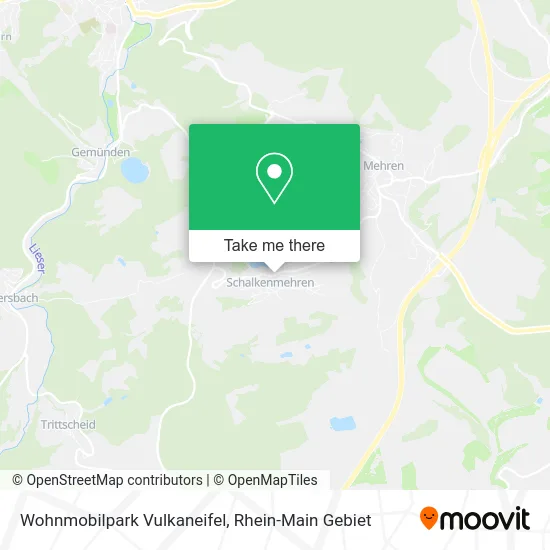 Карта Wohnmobilpark Vulkaneifel