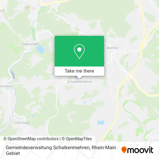 Карта Gemeindeverwaltung Schalkenmehren