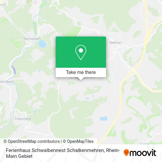 Карта Ferienhaus Schwalbennest Schalkenmehren