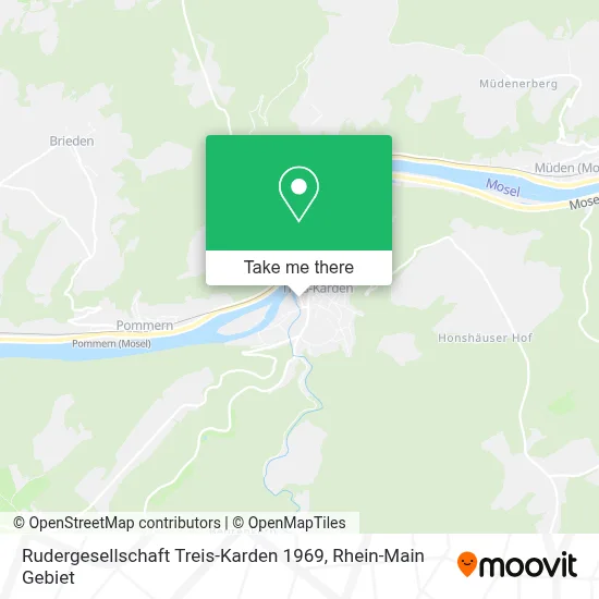 Rudergesellschaft Treis-Karden 1969 map
