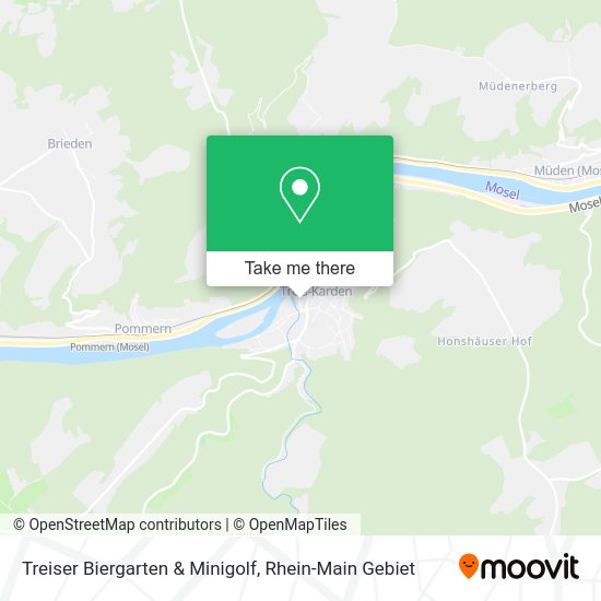 Карта Treiser Biergarten & Minigolf