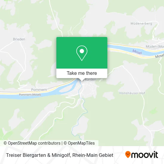 Карта Treiser Biergarten & Minigolf