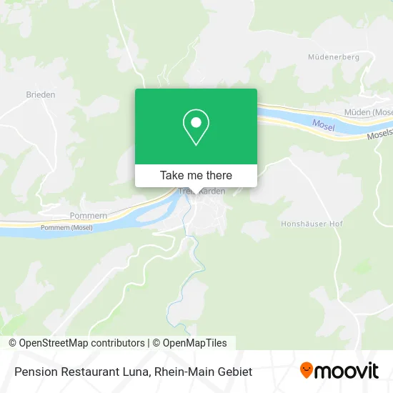 Карта Pension Restaurant Luna
