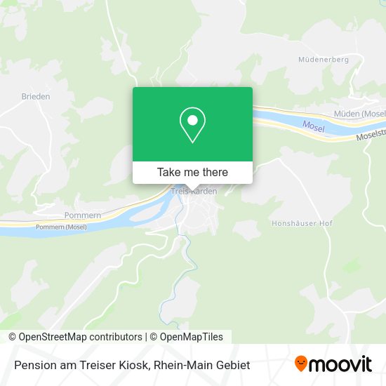 Карта Pension am Treiser Kiosk