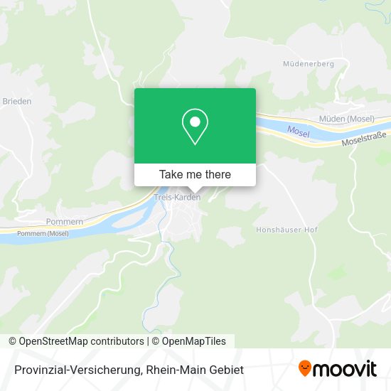 Карта Provinzial-Versicherung
