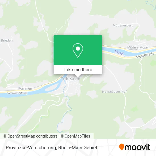 Карта Provinzial-Versicherung