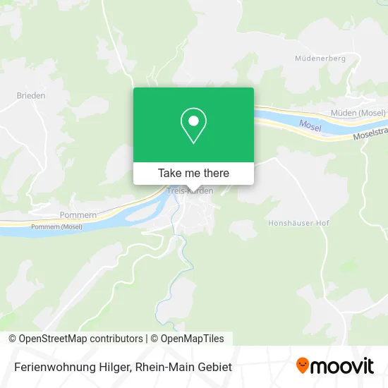 Карта Ferienwohnung Hilger