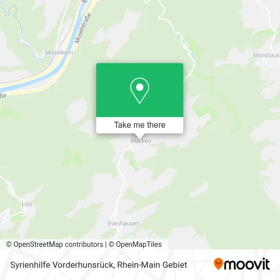 Карта Syrienhilfe Vorderhunsrück