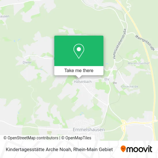 Карта Kindertagesstätte Arche Noah