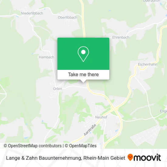 Карта Lange & Zahn Bauunternehmung