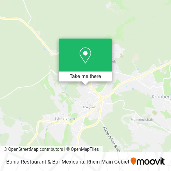 Карта Bahia Restaurant & Bar Mexicana
