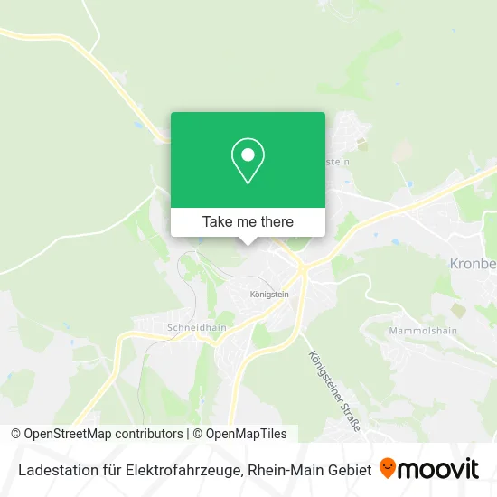 Карта Ladestation für Elektrofahrzeuge